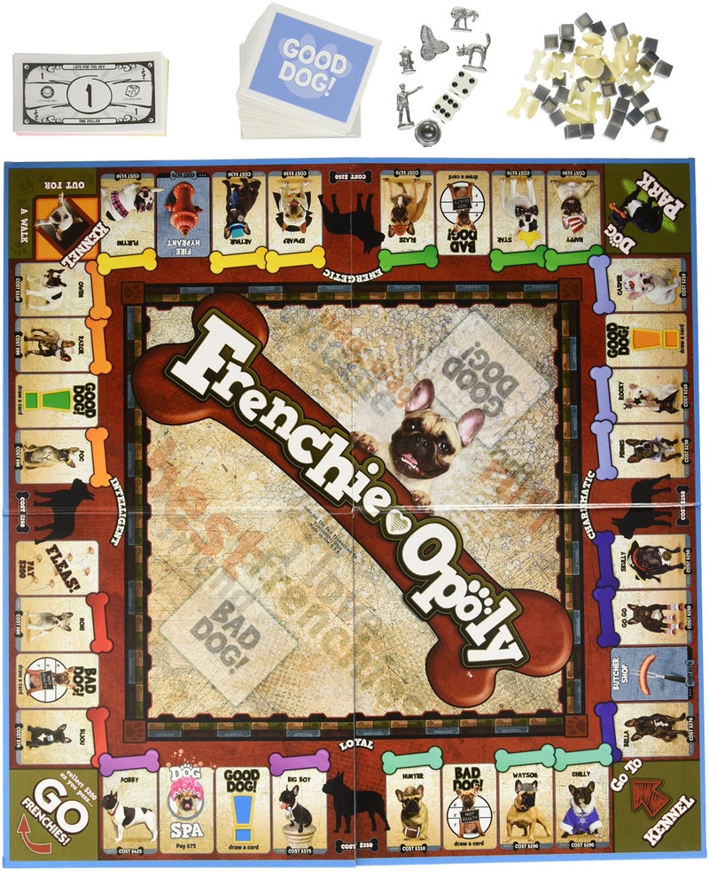 Late for The Sky Frenchie-Opoly | French Bulldog Board Game for Families & Adults, 2-6 Players, Ages 8+, Dog Lover Gift, Strategy Property Trading Game - Image 2